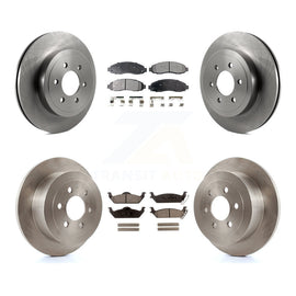 [Front+Rear] 2003-2004 Dodge Dakota Premium OE Brake Rotors & Ceramic Pads Kit For Max Braking