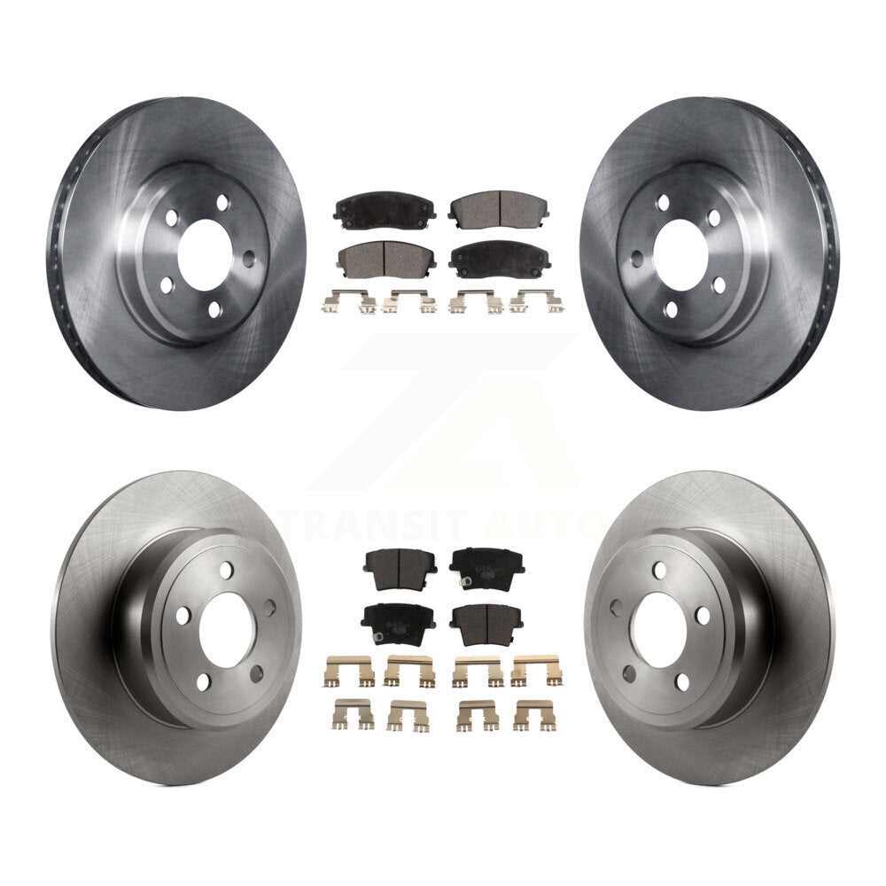 Front Rear Brake Rotor Ceramic Pad Kit For Dodge Charger Chrysler 300 Challenger