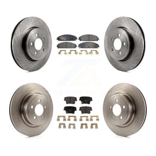 Charger l'image dans la galerie, Front Rear Brake Rotor And Ceramic Pad Kit For Dodge Charger With Police Package