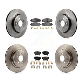 Front Rear Brake Rotor And Ceramic Pad Kit For Dodge Charger With Police Package