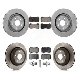 [Front+Rear] 2006-2010 Jeep Grand Cherokee SRT8 Premium OE Brake Rotors & Ceramic Pads Kit For Max Braking