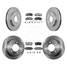 Charger l'image dans la galerie, Front Rear Disc Brake Rotors And Ceramic Pads Kit For Mitsubishi Lancer