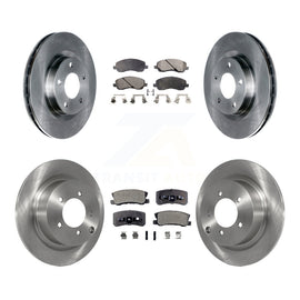 Front Rear Brake Rotor & Ceramic Pad Kit For Jeep Patriot Compass Chrysler Dodge