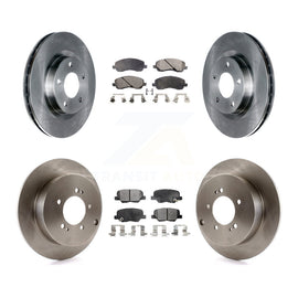 Front Rear Disc Brake Rotor & Ceramic Pad Kit For 2013 Mitsubishi Outlander 3.0L