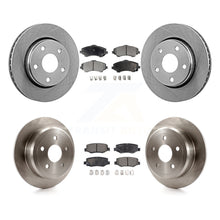 Charger l'image dans la galerie, Front Rear Disc Brake Rotors And Ceramic Pads Kit For Jeep Wrangler JK