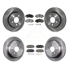 Charger l'image dans la galerie, Front Rear Disc Brake Rotors And Ceramic Pads Kit For Jeep Liberty Dodge Nitro
