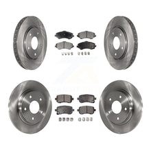 Load image into Gallery viewer, Front Rear Brake Rotor &amp; Ceramic Pad Kit For Dodge Grand Caravan Chrysler Town