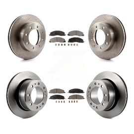 Front Rear Disc Brake Rotors And Ceramic Pads Kit For Ram 2500 3500 1500 Dodge