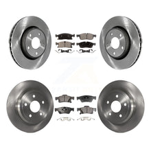 Charger l'image dans la galerie, Front Rear Disc Brake Rotors And Ceramic Pads Kit For Dodge Durango