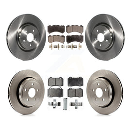 Front Rear Brake Rotor And Ceramic Pad Kit For Jeep Grand Cherokee Dodge Durango