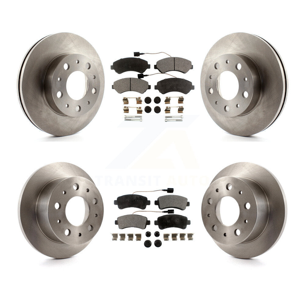 Front Rear Disc Brake Rotors And Ceramic Pads Kit For Ram ProMaster 3500