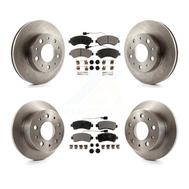 Front Rear Disc Brake Rotors And Ceramic Pads Kit For Ram ProMaster 3500