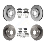 [Front+Rear] 1997-2001 Acura Integra Type R Premium OE Brake Rotors & Ceramic Pads Kit For Max Braking