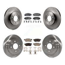 Charger l'image dans la galerie, Front Rear Disc Brake Rotors And Ceramic Pads Kit For Honda Civic Acura EL