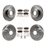 Front Rear Disc Brake Rotors And Ceramic Pads Kit For Acura Integra Honda Civic