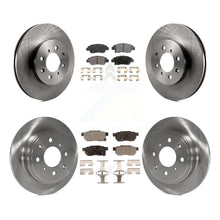 Charger l'image dans la galerie, Front Rear Disc Brake Rotors And Ceramic Pads Kit For Honda Civic del Sol