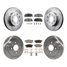 Charger l'image dans la galerie, Front Rear Disc Brake Rotors And Ceramic Pads Kit For Honda Civic del Sol