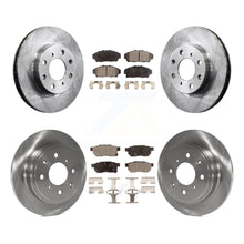 Charger l'image dans la galerie, Front Rear Brake Rotor And Ceramic Pad Kit For Honda Civic EX with Sedan Non-ABS