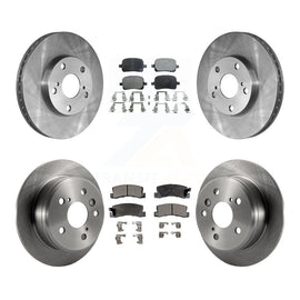 Front Rear Disc Brake Rotors Ceramic Pad Kit For Toyota Camry Lexus ES300 Solara