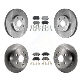 Front Rear Disc Brake Rotors And Ceramic Pads Kit For Toyota Camry Solara