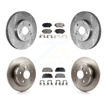 Charger l&#39;image dans la galerie, [Front+Rear] 2005-2006 Toyota Camry Base/LE Premium OE Brake Rotors &amp; Ceramic Pads Kit For Max Braking
