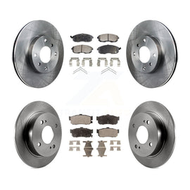 Front Rear Brake Rotor And Ceramic Pad Kit For Nissan Altima Sentra Infiniti G20