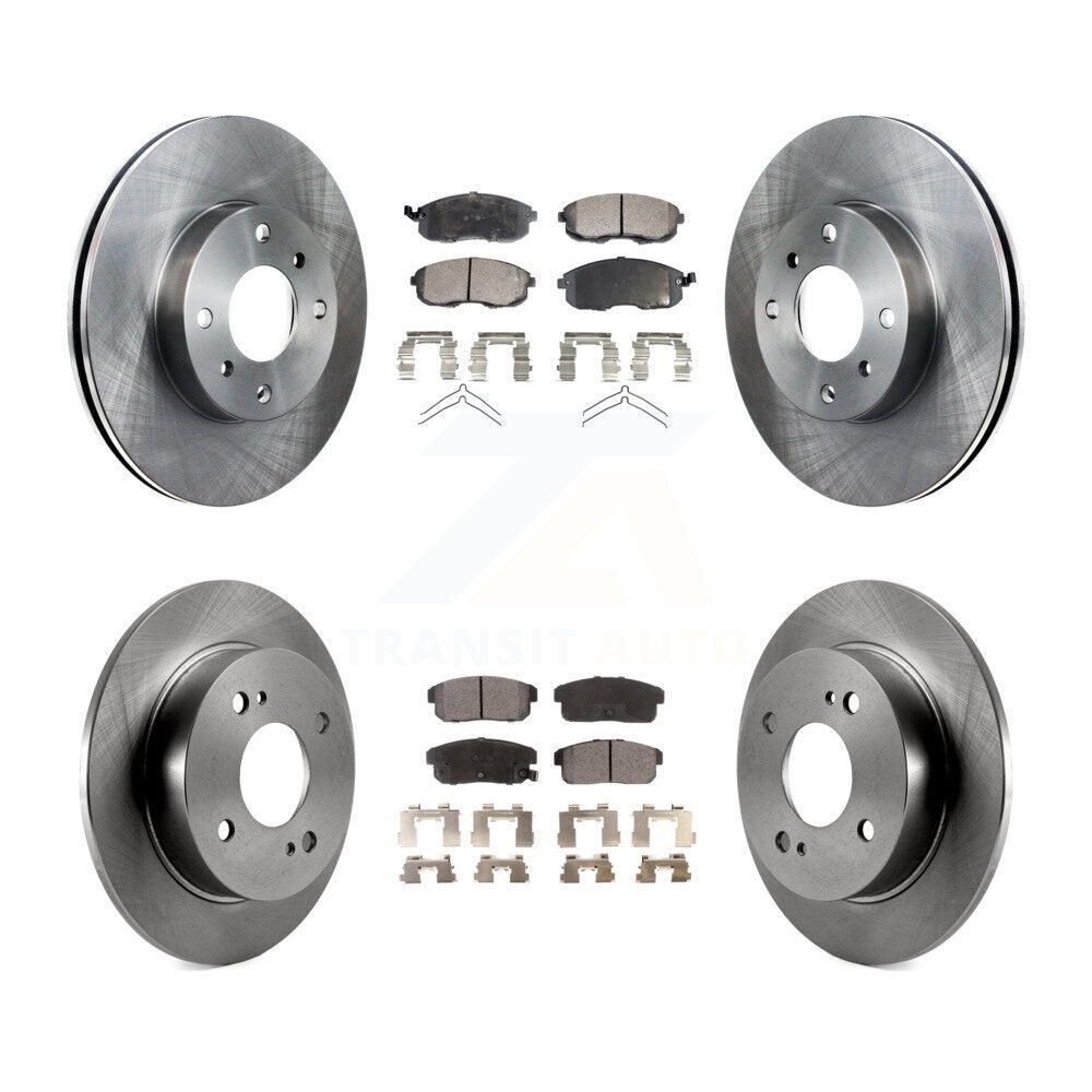 Front Rear Brake Rotor & Ceramic Pad Kit For Nissan Sentra Infiniti G20 INFINITI