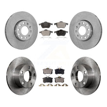 Charger l'image dans la galerie, Front Rear Disc Brake Rotors And Ceramic Pads Kit For Volkswagen Passat