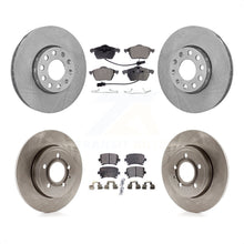 Charger l'image dans la galerie, Front Rear Disc Brake Rotors And Ceramic Pads Kit For 2005-2006 Audi A4 Quattro