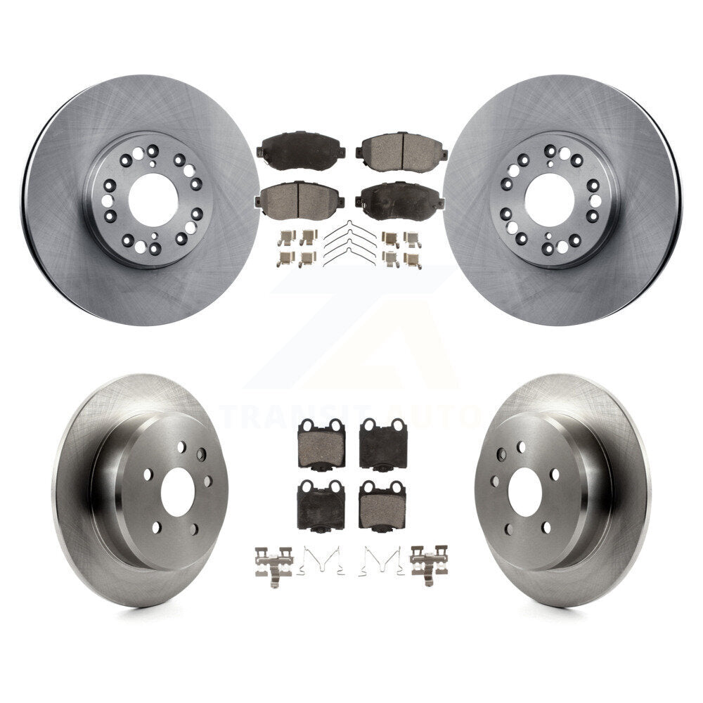 Front Rear Brake Rotor & Ceramic Pad Kit For Lexus GS300 SC430 IS300 GS400 GS430