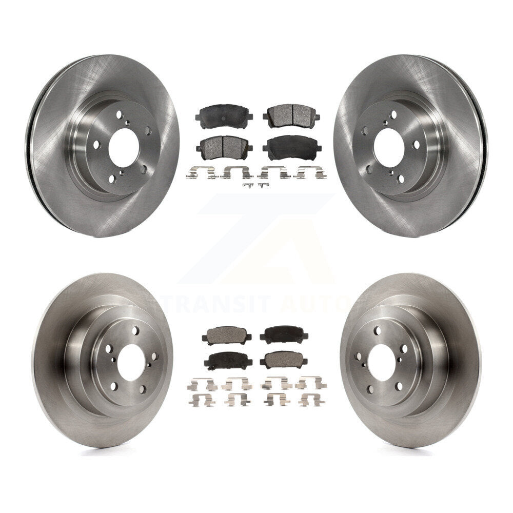 Front Rear Disc Brake Rotors And Ceramic Pads Kit For Subaru Outback Legacy