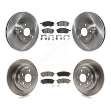 Charger l'image dans la galerie, Front Rear Disc Brake Rotors And Ceramic Pads Kit For Subaru Impreza Saab 9-2X