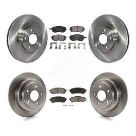 Front Rear Disc Brake Rotors And Ceramic Pads Kit For Subaru Impreza Saab 9-2X