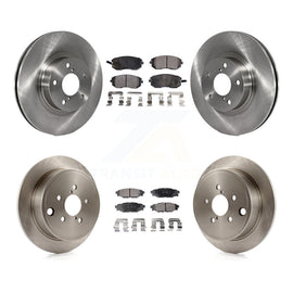 Front Rear Disc Brake Rotors And Ceramic Pads Kit For Subaru Impreza