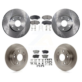 [Front+Rear] 2003-2007 Honda Accord 2.4L Premium OE Brake Rotors & Ceramic Pads Kit For Max Braking