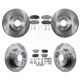 [Front+Rear] 2003-2011 Honda Element Premium OE Brake Rotors & Ceramic Pads Kit For Max Braking