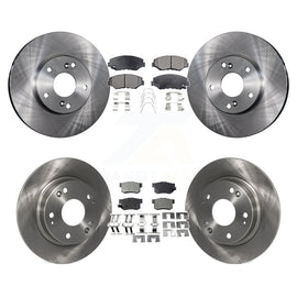 Front Rear Disc Brake Rotors And Ceramic Pads Kit For Honda Civic Acura ILX