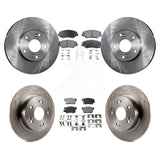 Front Rear Brake Rotor & Ceramic Pad Kit For Honda Accord With 282mm Diameter K8T-101140
