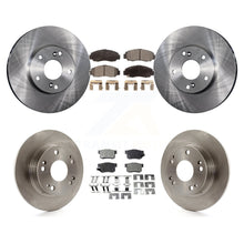 Charger l'image dans la galerie, Front Rear Disc Brake Rotors And Ceramic Pads Kit For Honda Accord