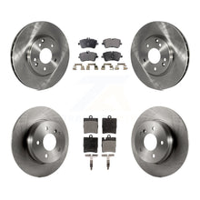 Charger l'image dans la galerie, Front Rear Brake Rotor &amp; Ceramic Pad Kit For Mercedes-Benz C240 CLK350 C320 C280