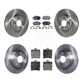Front Rear Disc Brake Rotors And Ceramic Pad Kit For Mercedes-Benz SLK280 SLK300
