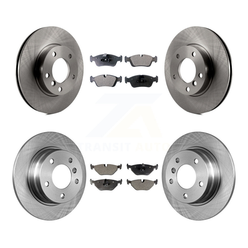 Front Rear Disc Brake Rotors Ceramic Pad Kit For BMW 328i 318i 323is 328is 318is