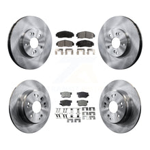 Load image into Gallery viewer, Front Rear Disc Brake Rotors And Ceramic Pads Kit For Acura TL
