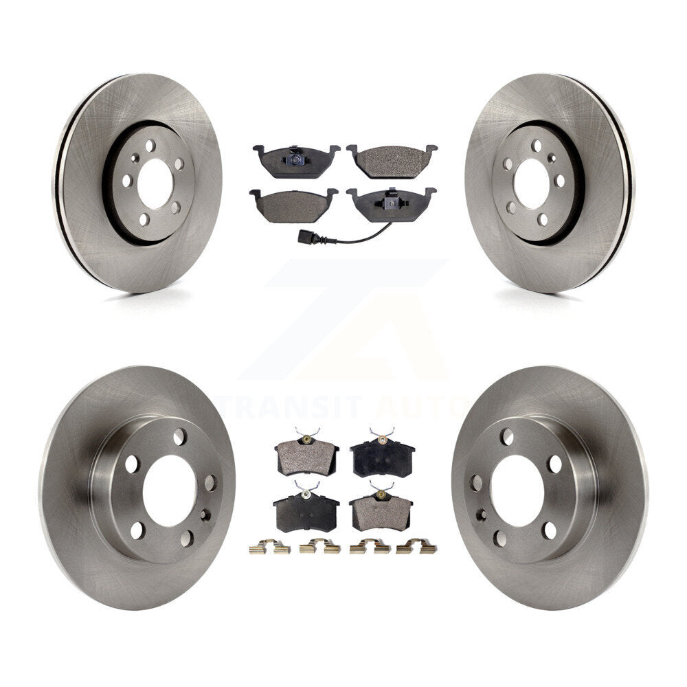 [Front+Rear] 2000-2001 Volkswagen Golf 2.0L Premium OE Brake Rotors & Ceramic Pads Kit For Max Braking