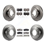 Front Rear Disc Brake Rotors And Ceramic Pads Kit For Toyota Sequoia