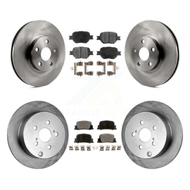 [Front+Rear] 2005-2010 Scion tC Premium OE Brake Rotors & Ceramic Pads Kit For Max Braking