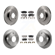 Charger l'image dans la galerie, Front Rear Disc Brake Rotors And Ceramic Pads Kit For Hyundai Sonata