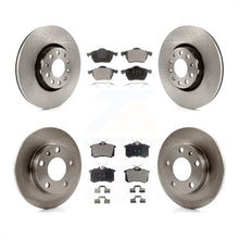 Load image into Gallery viewer, Front Rear Disc Brake Rotors And Ceramic Pads Kit For 2002 Audi S4