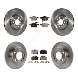 [Front+Rear] 2000-2006 Audi TT Premium OE Brake Rotors & Ceramic Pads Kit For Max Braking