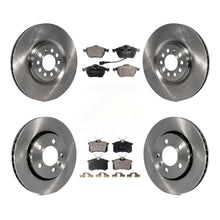 Load image into Gallery viewer, Front Rear Disc Brake Rotors Ceramic Pad Kit For Volkswagen Golf Audi TT Quattro